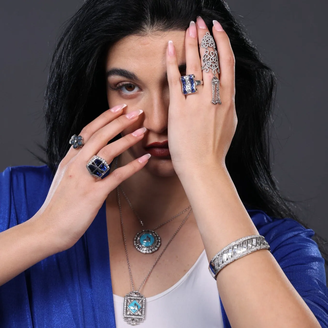 Silver Elegance Cuff Bracelet