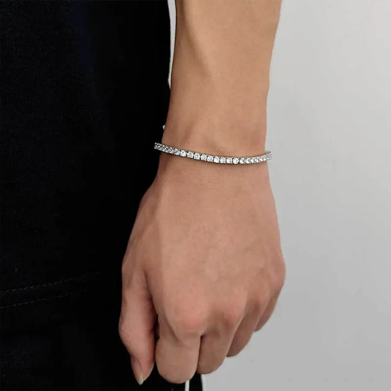 Sparkling Moissanite Bracelet