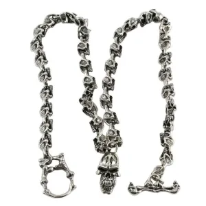Sterling Silver Skull Necklace