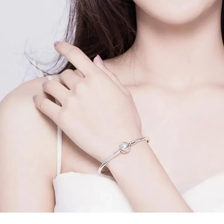 Sterling Silver Snake Bangle