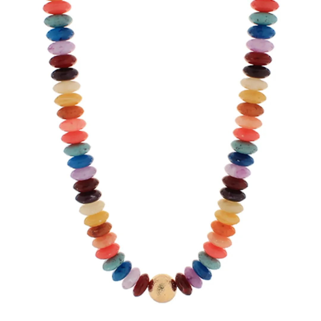 The Roxie Rondelle Beaded Necklace