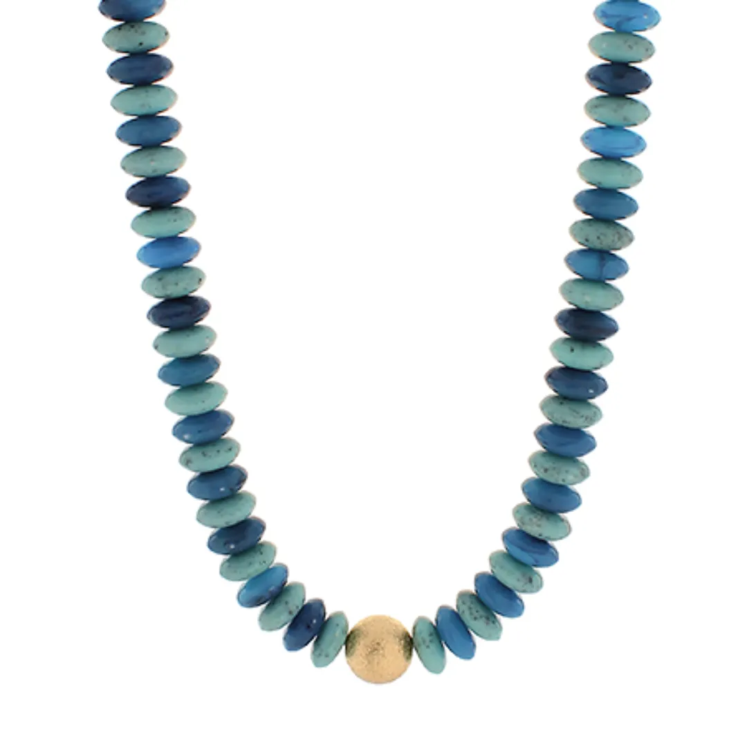 The Roxie Rondelle Beaded Necklace