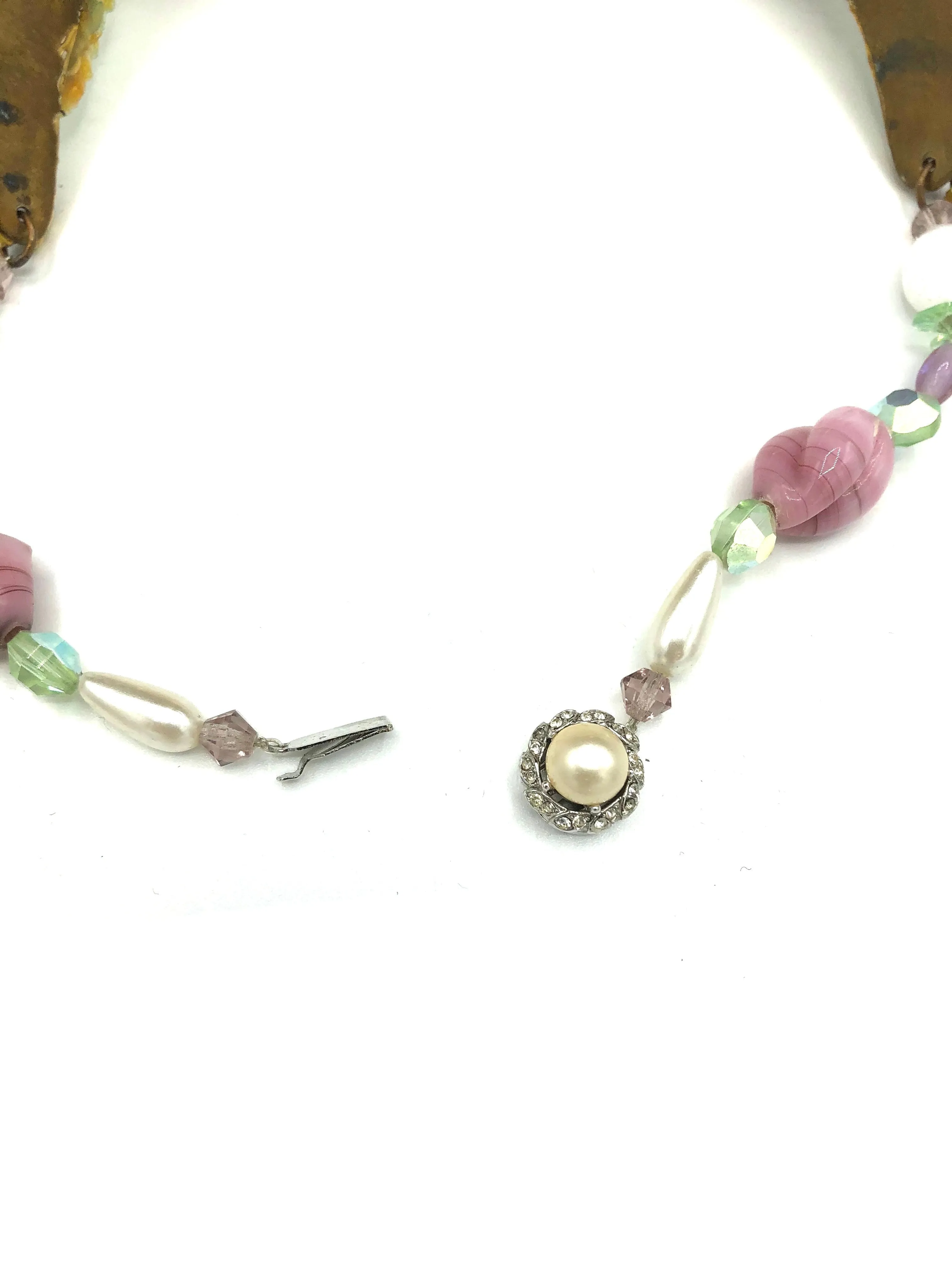 Wendy Gell Ceramic Face Necklace