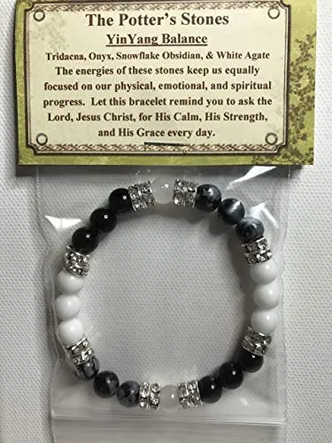YinYang Balance: Energy Beaded Stretch Bracelet