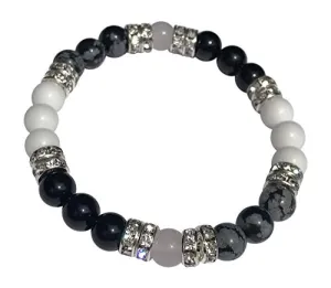 YinYang Balance: Energy Beaded Stretch Bracelet