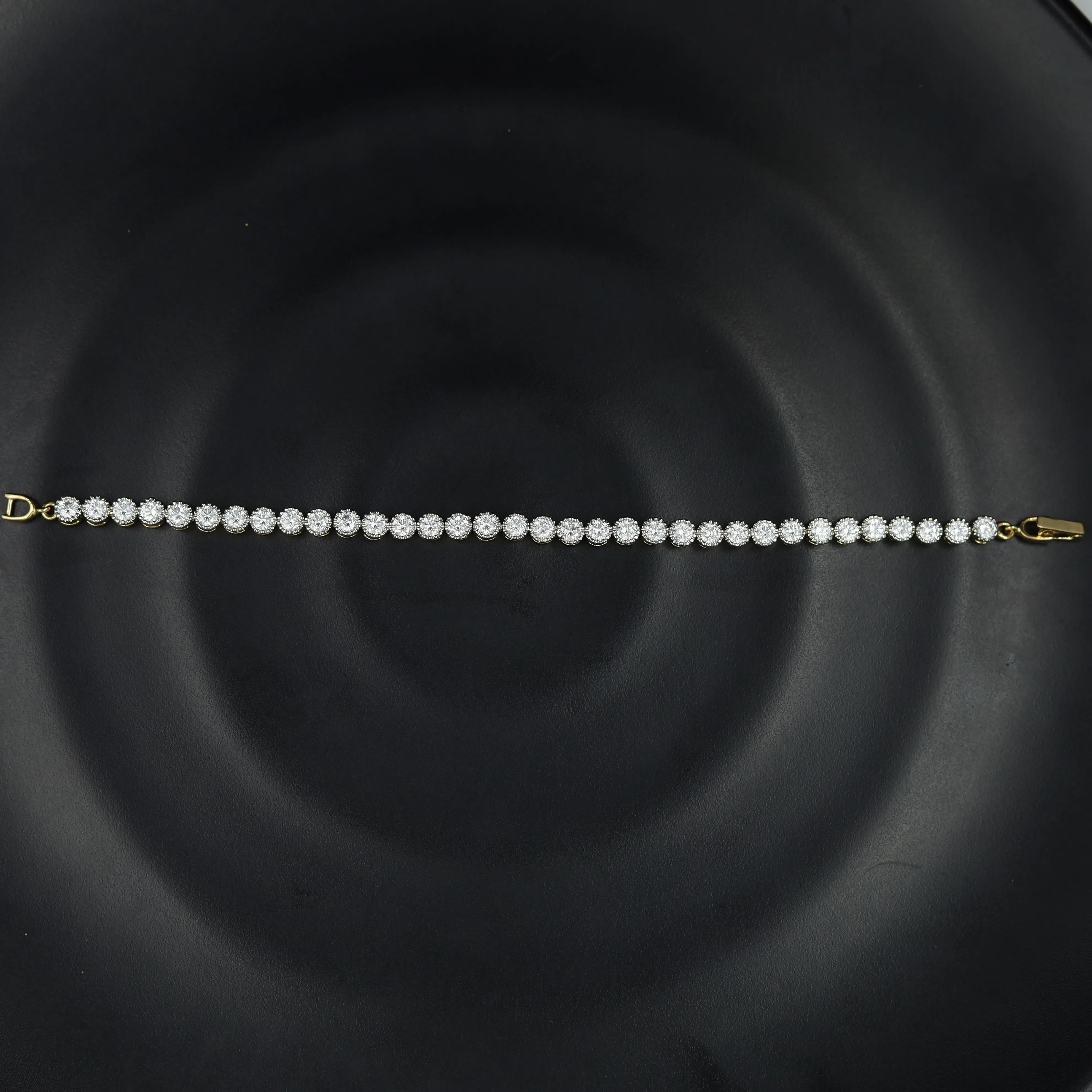 Zircon/AD Bracelet 8623-08