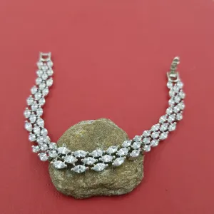 Zircon/AD Bracelet 8627-08